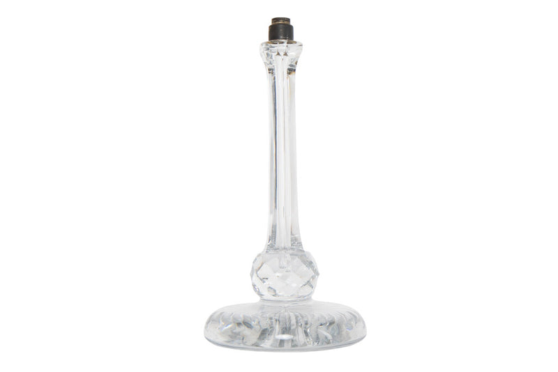 Cut Crystal Column Table Lamp, England 19th Century