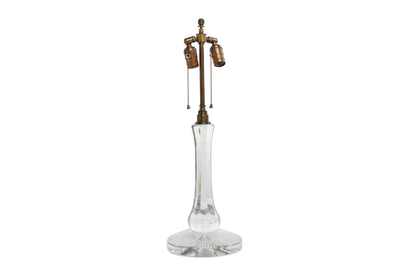 Cut Crystal Lamp, England 19th Century