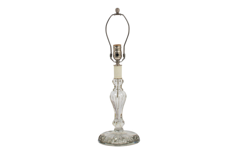 Cut Crystal Table Lamp, England 19th Century