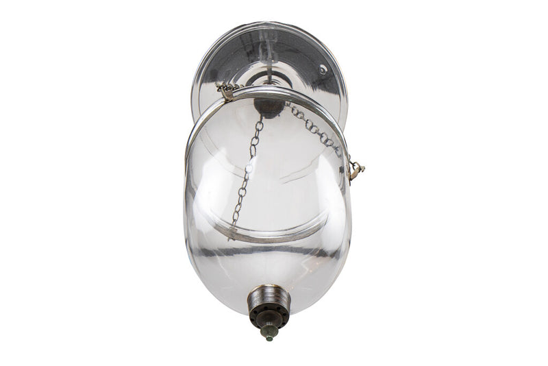 Clear Glass Anglo Indian Bell Lantern, England 19th Century