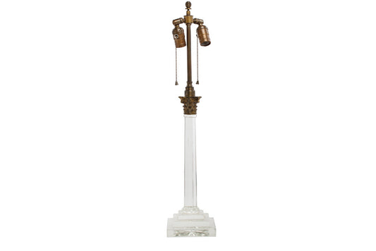 Cut Crystal Regency Table Lamp, England 19th Century Default