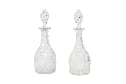 Victorian Hand Cut And Etched Decanters With Stoppers, England 1 Default