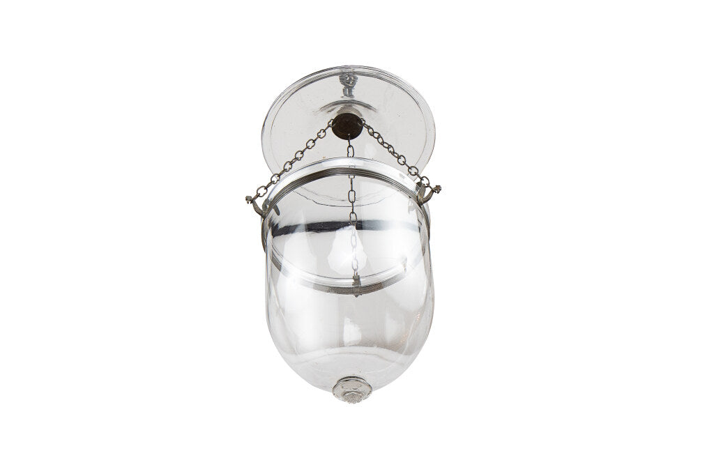 Clear Glass Anglo Indian Bell Lantern, England 19th Century Default
