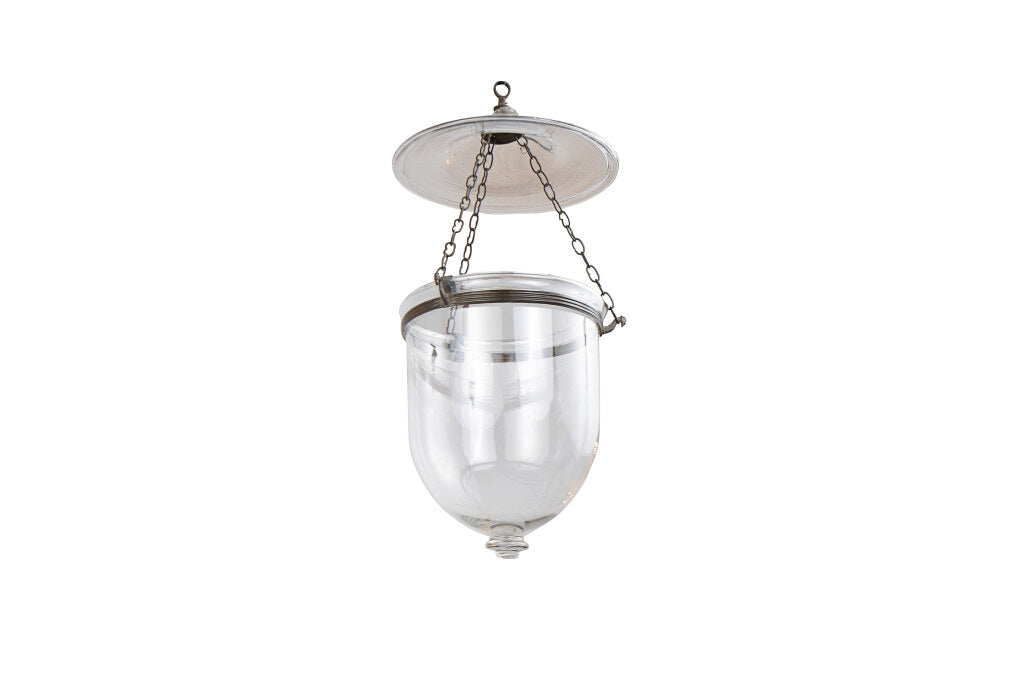 Clear Glass Anglo Indian Bell Lantern, England 19th Century Default