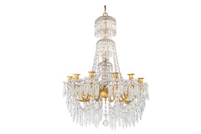Gilt Bronze And Cut Crystal BACCARAT Twelve Light Chandelier, Fr Default