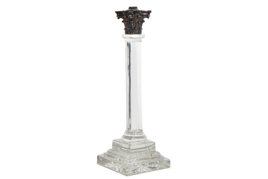 Cut Crystal Column Regency Table Lamp, England Early 19th Century Default
