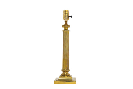 Gilt Bronze Neo-Classical Style Table Lamp, England 19th Century Default