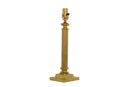 Gilt Bronze Neo-Classical Style Table Lamp, England 19th Century Default