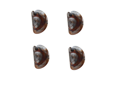 Hand Blown Colored Glass Set Of Four One Light Sconces, By  "LUT Default