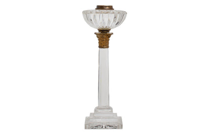 Crystal Regency Column Table Lamp With Gilt Bronze Capital And F Default