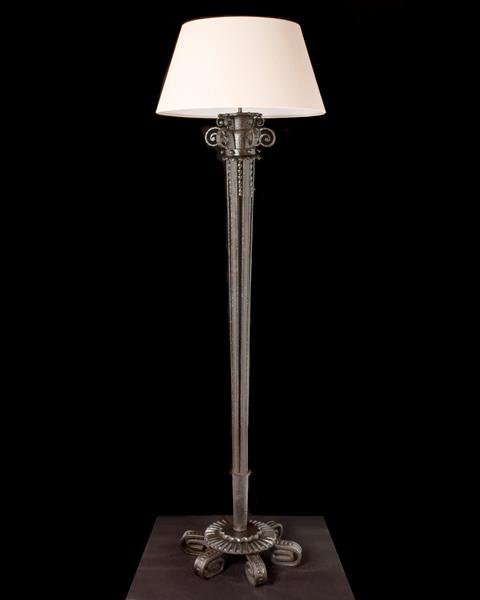 Forged Iron Art Deco Style Floor Lamp