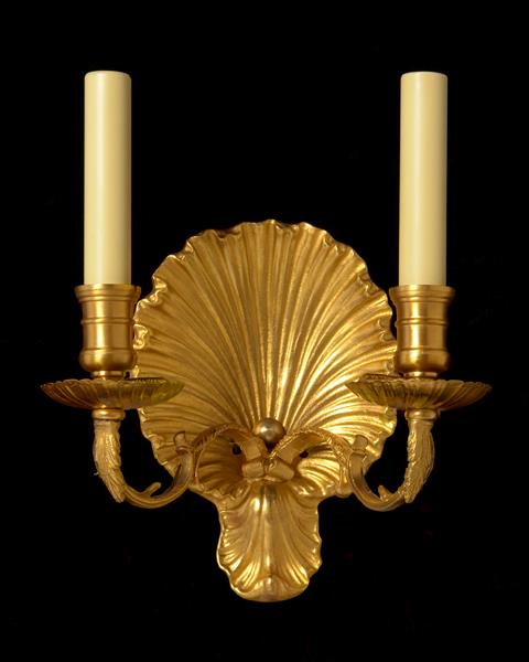 Gilt Bronze Shell Motif 