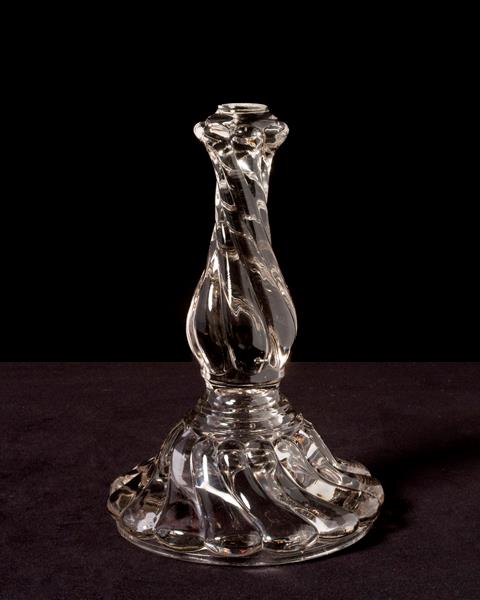 Crystal Twist Lamp Base By BACCARAT, France 19th Century