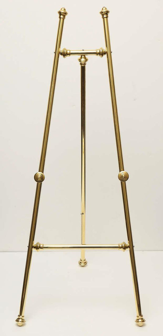 Polished Brass Easel, 20th Century