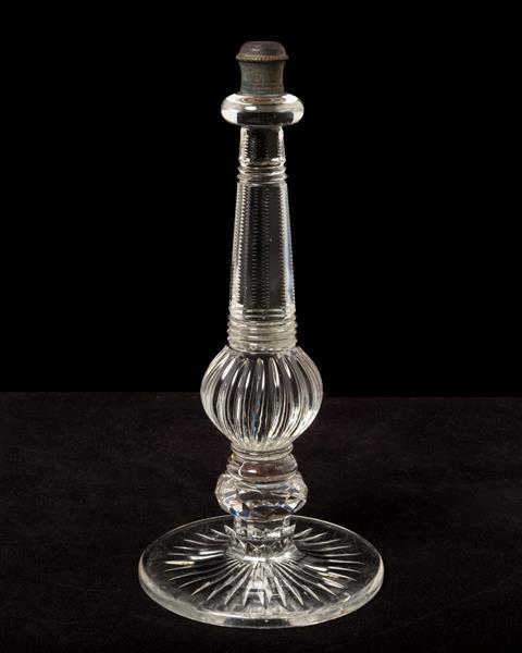 Cut Crystal "Crick" Dressing Table Lamps, England 19th Century