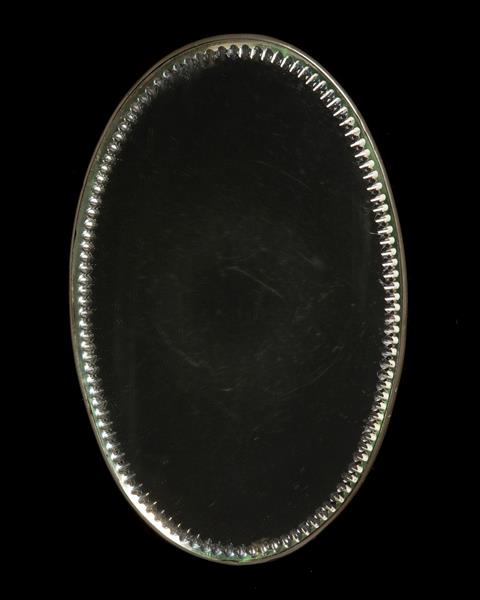 Painted Brass And Mirror Table Plateau, England 19th Century