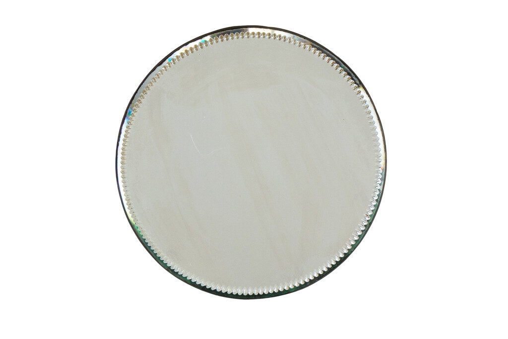Painted Brass And Mirror Table Plateau, England 19th Century Default