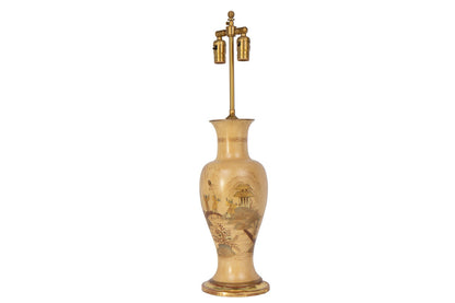 REGENCY cut crystal column lamp, England, circa 1820, not wired Default