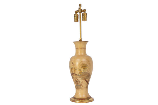 REGENCY cut crystal column lamp, England, circa 1820, not wired Default