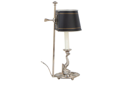 Gilt Bronze And Painted Tole Dolphin Motif One Light Bouillotte Default