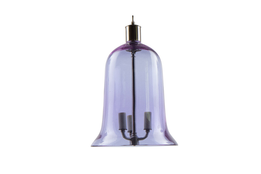 Venetian Hand Blown Colored Glass FUME  Six Light Chandelier Default