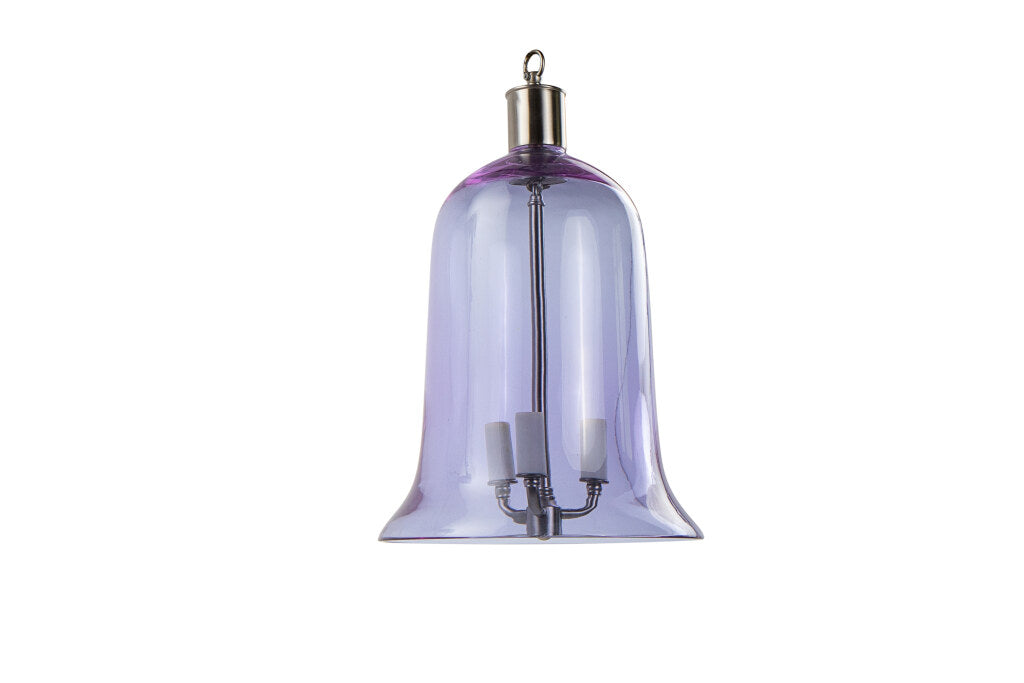 Venetian Hand Blown Colored Glass FUME  Six Light Chandelier Default