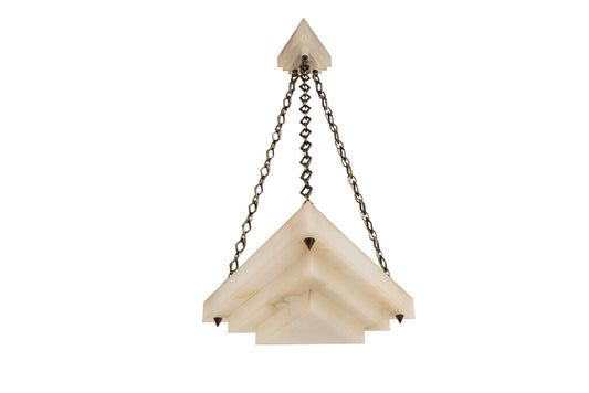 Brass Dutch Style Six Light Chandelier With Reflectors Default