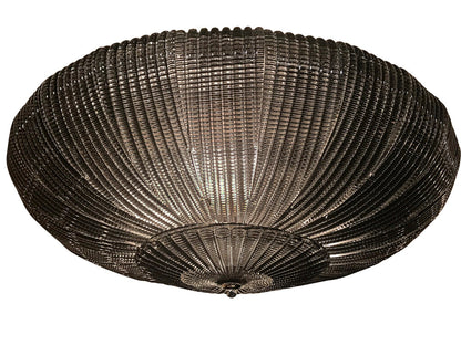 Venetian Grey Ribbed Brick Shaped Glass Tiles,  Fifteen Light Ch Default