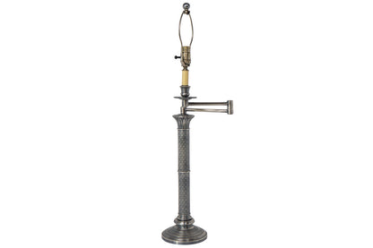 Faceted Grey Crystal Spheres CRAWFORD"  Table Lamp With Octagona Default