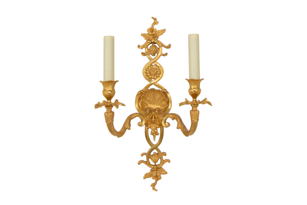 Gilt Bronze Regence Style Two Light Sconce Default