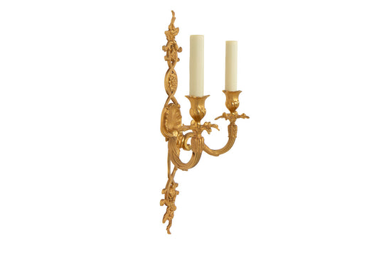 Gilt Bronze Regence Style Two Light Sconce Default
