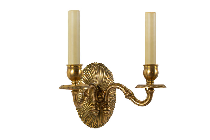 Gilt Bronze Oval Backed 