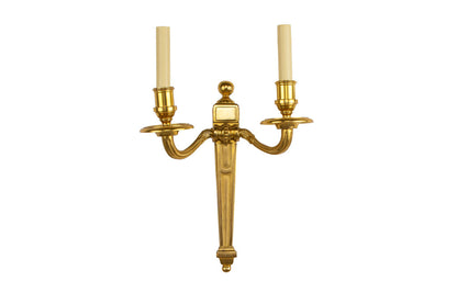 Nickeled Bronze L.XVI Style Two Light Sconce Default
