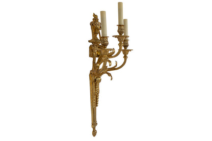 Gilt Bronze L.XVI Style Garland, Acanthus And Urn Decoration  Th Default