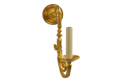 Gilt Bronze Marie Antoinette Style One Light Sconce Default