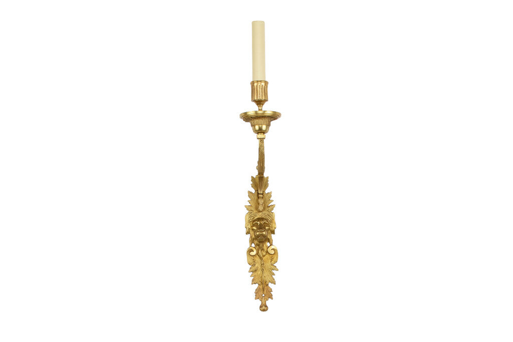 Gilt Bronze Marie Antoinette Style One Light Sconce Default