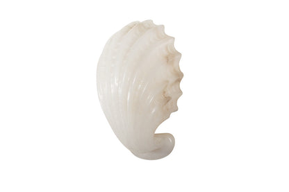 Shell Motif Hand Carved Alabaster Shell Motif "NAUTILUS" One Lig Default