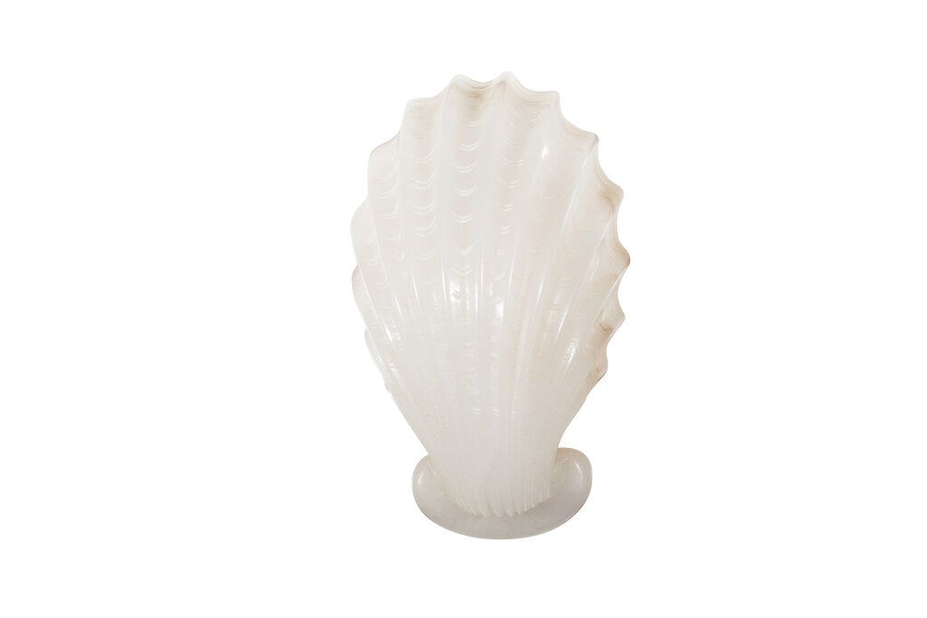Shell Motif Hand Carved Alabaster Shell Motif "NAUTILUS" One Lig Default