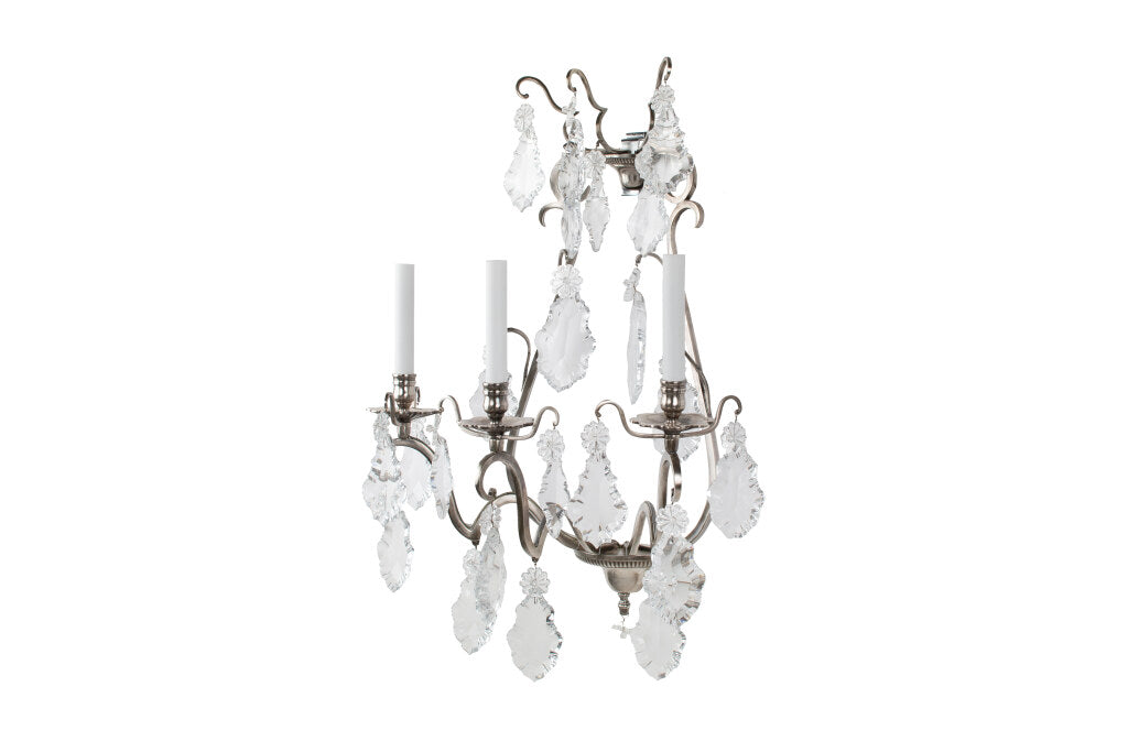 Gilt Bronze Art Deco Style One Light Swing Arm Sconce Default