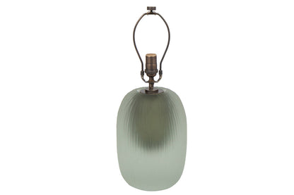 Venetian Grey Chiseled Glass Table Lamp Default