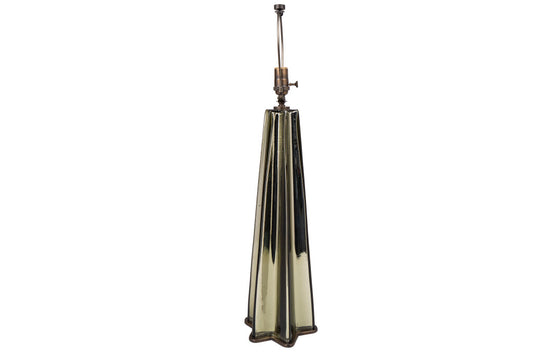 Venetian Smoked Mirrored Glass STELLA Star Shaped Table Lamp Wit Default