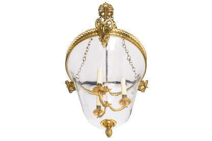 Gilt Bronze And Crystal L.XVI Style Ram's Head Decoration Three Default